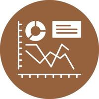 Line chart Icon Design Symbol vector