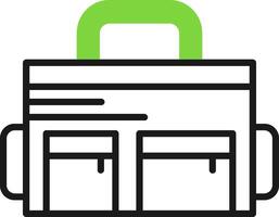 Diaper bag Icon Design vector