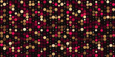 A black and red polka dot pattern with dots vector