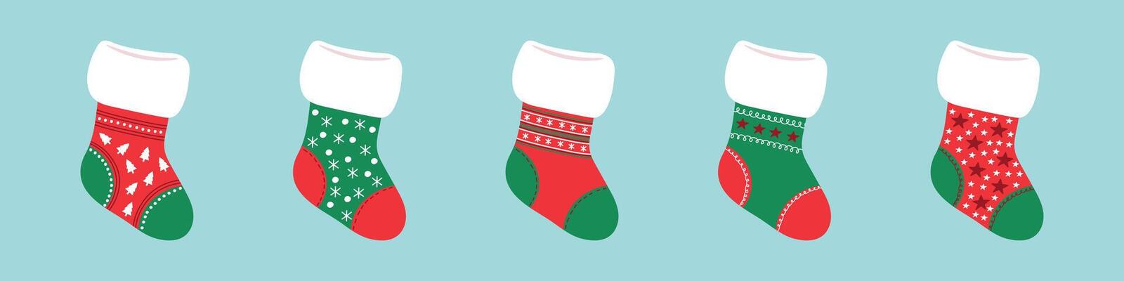 Christmas winter cute bright socks.