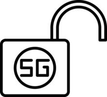 Unlock Icon Design Symbol vector