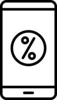 Mobile Phone Icon Design Symbol vector