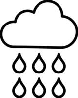 Rain Icon Design Symbol vector