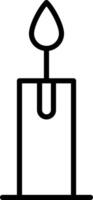 Candle Icon Design Symbol vector