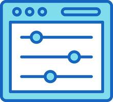 Adjust Icon Design Symbol vector
