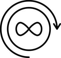 Infinite Icon Design Symbol vector