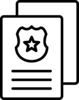 Document Icon Design Symbol vector