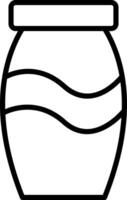 Vase Icon Design Symbol vector