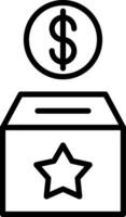 Donation Icon Design Symbol vector