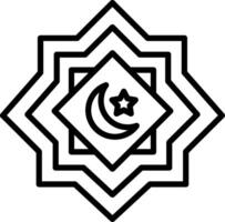 Rub El Hizb Icon Design Symbol vector