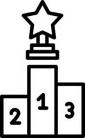Podium Icon Design Symbol vector
