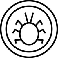 Bug Icon Design Symbol vector
