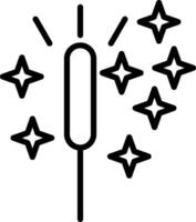 Sparkler Icon Design Symbol vector