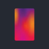 Orang Pink portrait gradient background vector