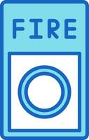 Fire Button Icon Design Symbol vector