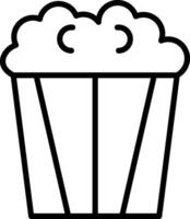 Popcorn Icon Design Symbol vector