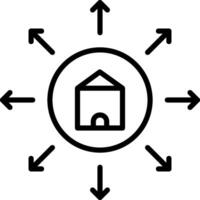 Home Icon Design Symbol vector