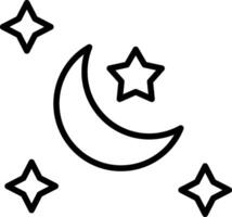 Moon Icon Design Symbol vector