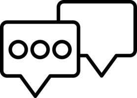 Chat Icon Design Symbol vector