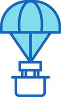Parachute Icon Design Symbol vector