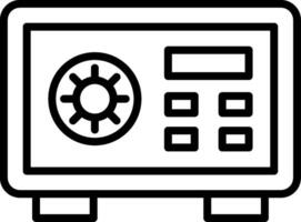 Safebox Icon Design Symbol vector