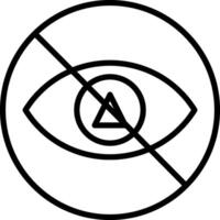 No Illegitimate Icon Design Symbol vector