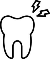 Toothache Icon Design Symbol vector