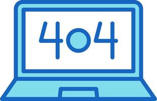 Error 404 Icon Design Symbol vector