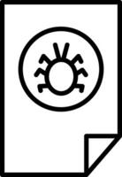 Infected Icon Design Symbol vector