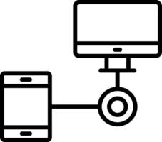 Linked Icon Design Symbol vector