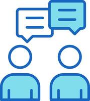 Group Chat Icon Design Symbol vector