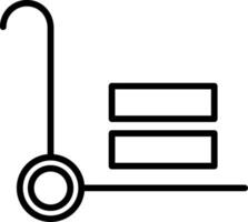 Trolley Icon Design Symbol vector