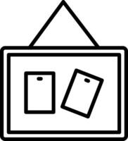 Pinboard Icon Design Symbol vector