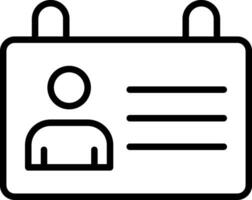 ID Icon Design Symbol vector