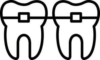 Braces Icon Design Symbol vector