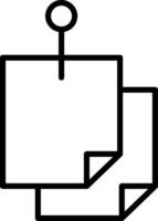Sticky Notes Icon Design Symbol vector