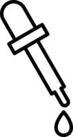 Pipette Icon Design Symbol vector