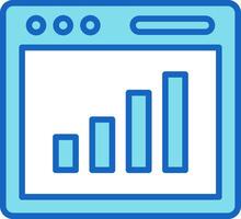Bar Chart Icon Design Symbol vector