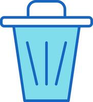 Dustbin Icon Design Symbol vector
