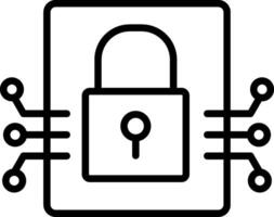 Encrypted Data Icon Design Symbol vector