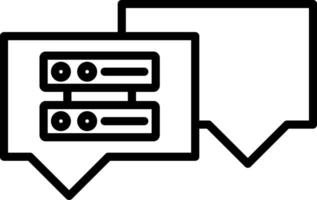 Chat Icon Design Symbol vector
