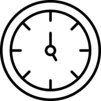 Clock Icon Design Symbol vector