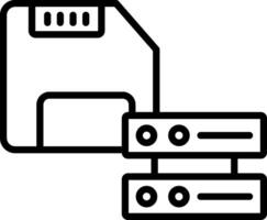 Backup Icon Design Symbol vector