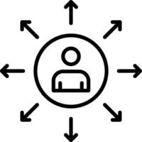 Networking Icon Design Symbol vector