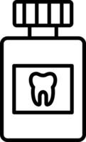 Mouthwash Icon Design Symbol vector
