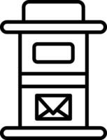 Letter Box Icon Design Symbol vector