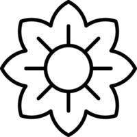 Flower Icon Design Symbol vector