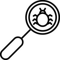 Bug Icon Design Symbol vector