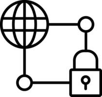 Global Security Icon Design Symbol vector