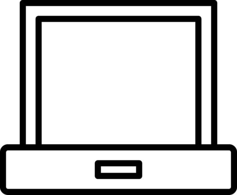 Laptop Icon Design Symbol